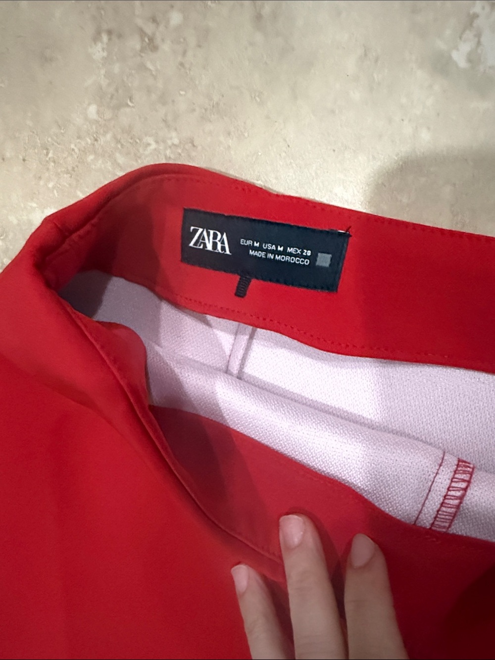 Zara Red Crop Top & Matching Skort Set - Picture 3 of 5
